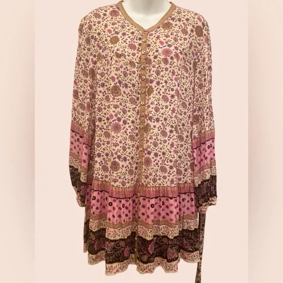 Spell Lady Untamed Tunic Mini Dress Medium - Picture 2 of 16